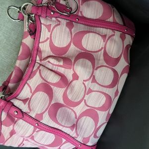 Coach pink bag
